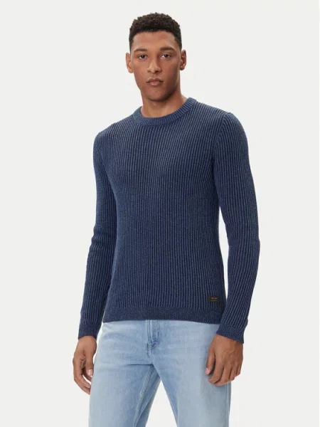 Jack & Jones Džemper Dover tamnoplava