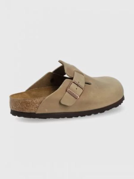 Natikače od brušene kože Birkenstock Boston za žene smeđa