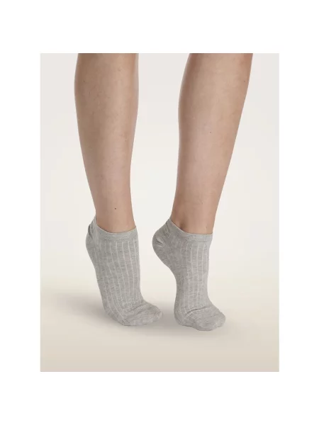 Dzianinowe skarpety Wolford szare