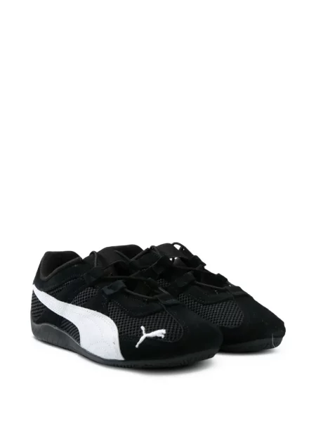 Sneakerși Puma slip-on plasă negru