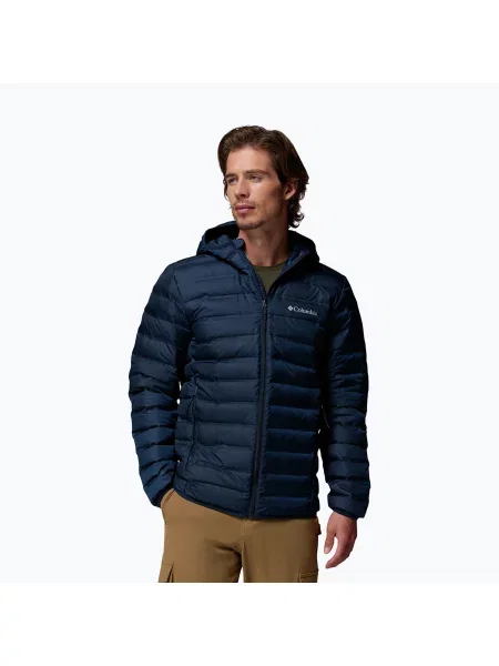 Geacă cu puf pentru bărbați Columbia Lake 22 II Down Hooded collegiate navy marină