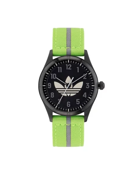 Годинник adidas Originals Code Four Watch чорний