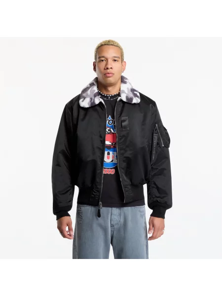 Reverzibilní bomber bunda Alpha Industries černá