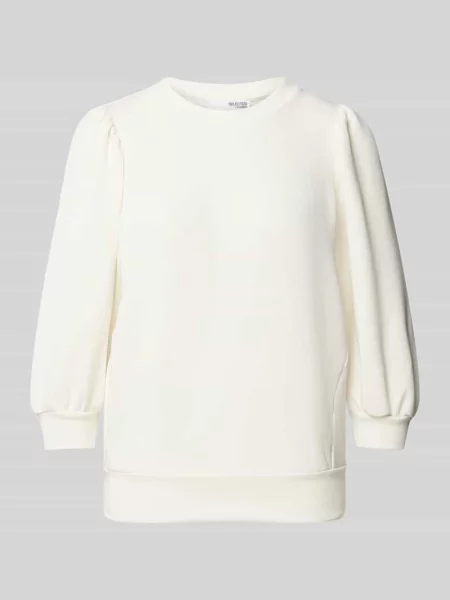 Bluza z rękawem Selected Femme biała