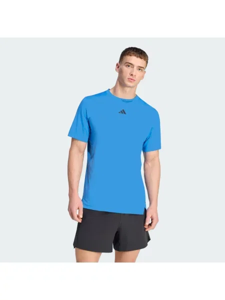 Koszulka z krótkim rękawem adidas PrimeLift niebieski S czarny