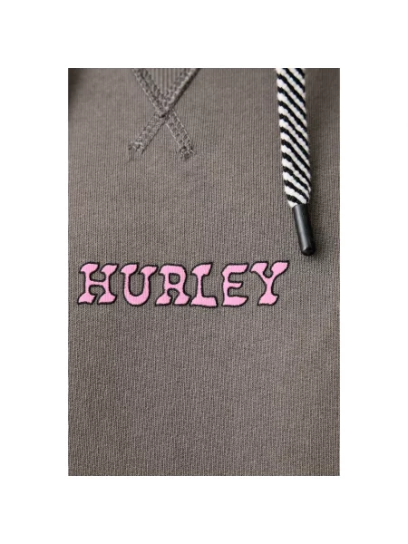 Bluza z kapturem Hurley szara