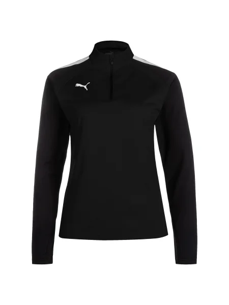 PUMA Hanorac sport TeamLiga negru alb