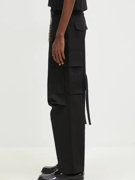 DARKPARK pantaloni de Saint drept negru