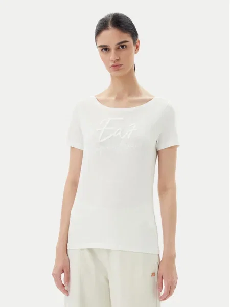 Emporio Armani Tricou Écru alb