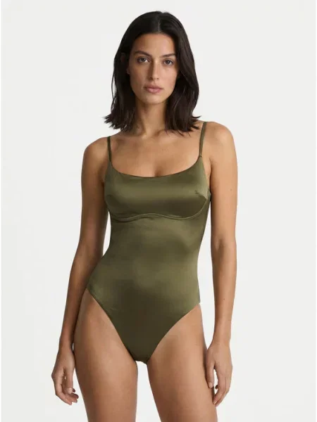 Calvin Klein Swimwear Kopalni kostum khaki