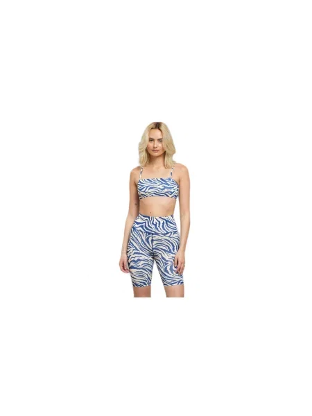 Dedicated Bike Tights Kortebo Zebra Blue Kobiety Szorty Dedicated Size: M niebieski