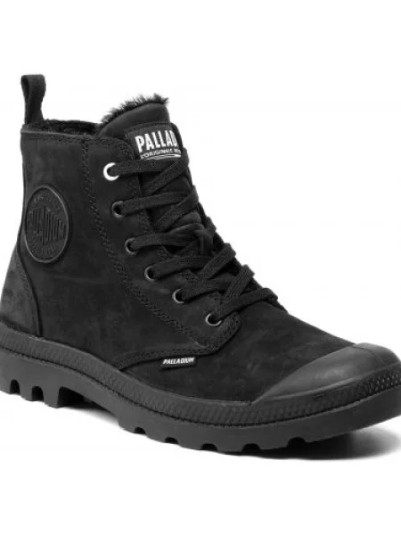 Túrabakancs PALLADIUM Pampa Hi Zip Wl All Black fekete