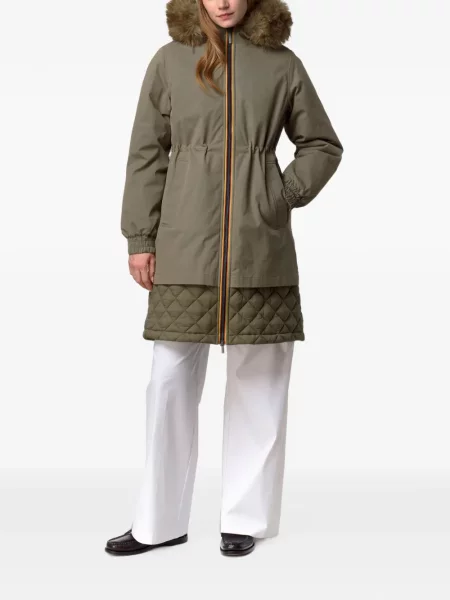 Geacă parka K-way verde