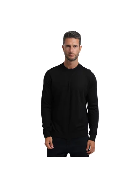 Sweter Armani Exchange wełniany czarny