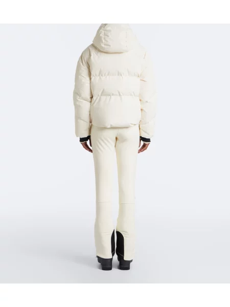Pantaloni de schi Cordova evazate alb