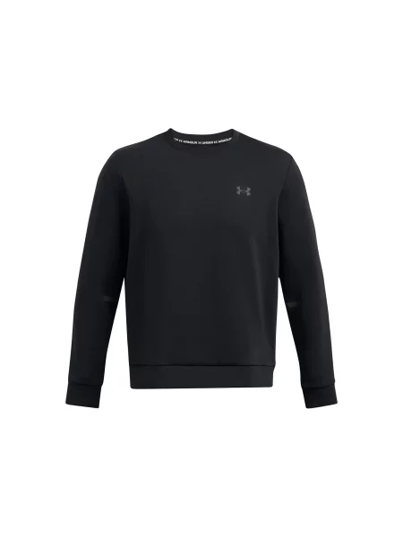 Pánska mikina Under Armour Unstoppable Fleece Crew black/black čierna