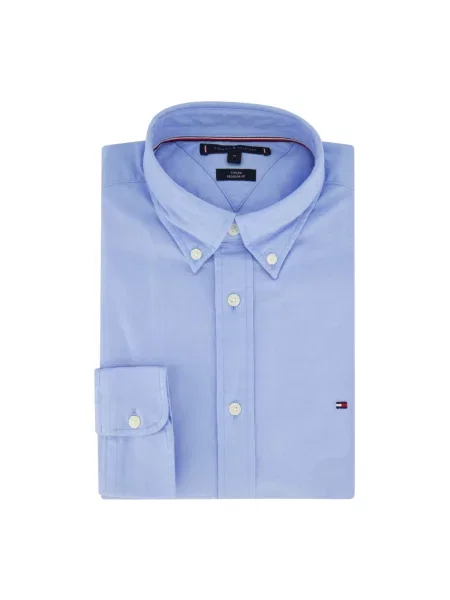 Koszula Tommy Hilfiger z logo niebieska