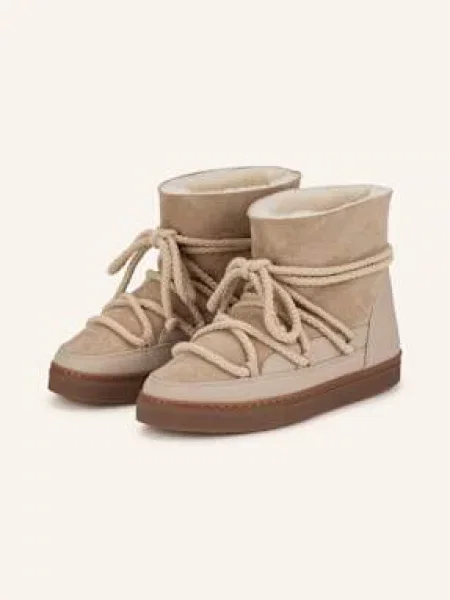 Inuikii Botki Classic beige beżowe