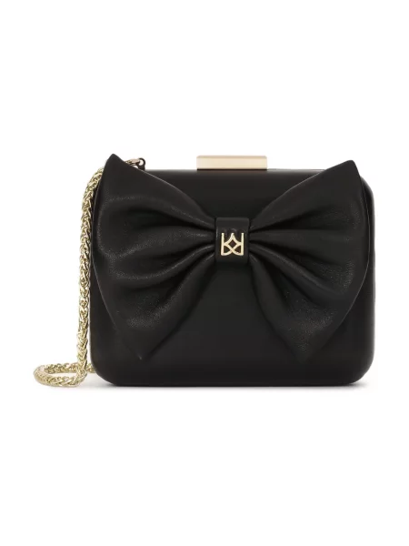 Kopertówka Kazar z kokardką czarna