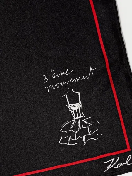 Fular Karl Lagerfeld negru
