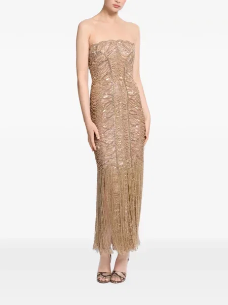 Rochie maxi Elie Saab cu broderie