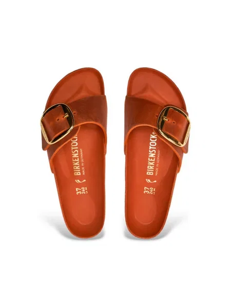 Žabky Birkenstock s prackou oranžová
