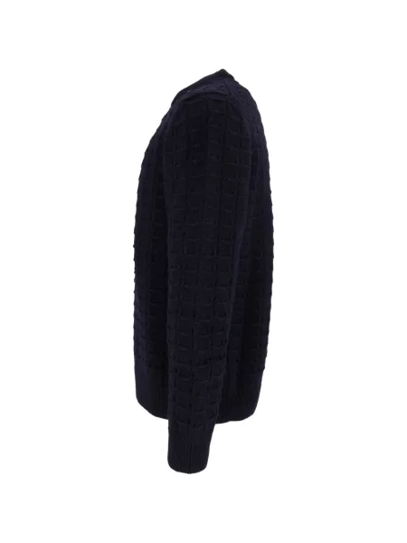 Pulover Settefili Cashmere de lână albastru