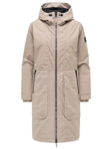 NAVAHOO Palton de primăvară-toamnă Edelumhang taupe gri