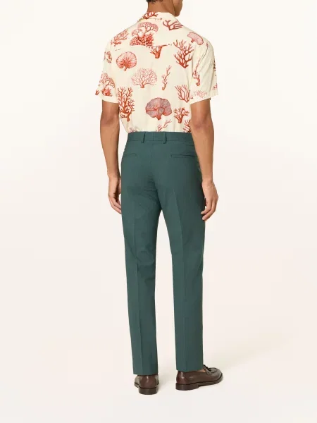 Strellson Oblekové Kalhoty Melwin Slim Fit dark green zelené