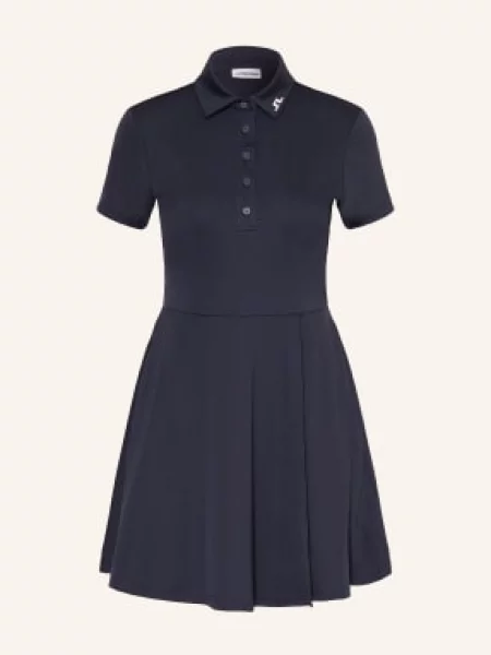 J.Lindeberg Sukienka Polo blau biała