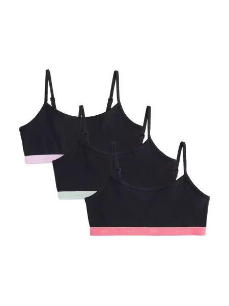 Next Top pastelno plava / pastelno ljubičasta / roza crna