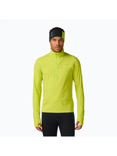 Tricou termoactiv pentru bărbați Rossignol Half Zip First Layer wild lime