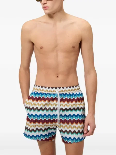 Fürdőruha Missoni nyomtatás kék