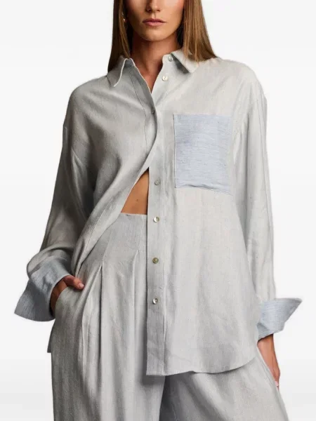 Koszula Hevron niebieska