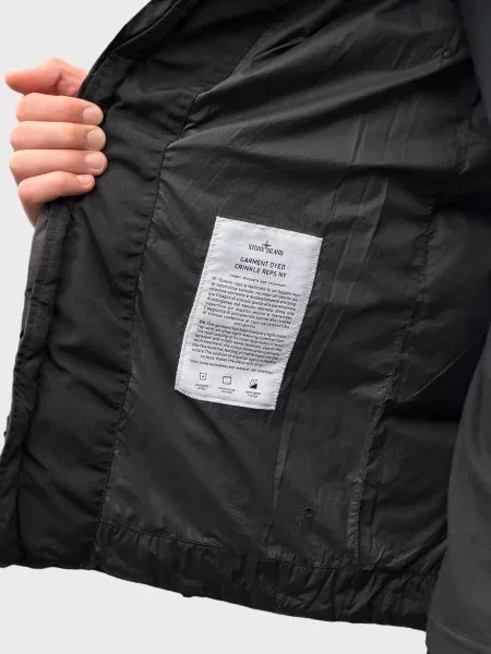 Куртка Stone Island з камінням чорна