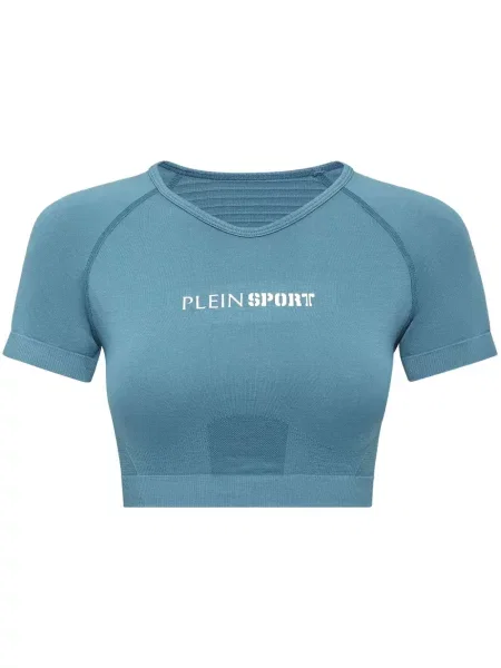 Cropp tricou Plein Sport albastru