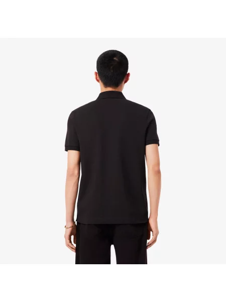 Lacoste Koszulka Polo Paryż Regular Fit Ciemnobrązowa brązowy