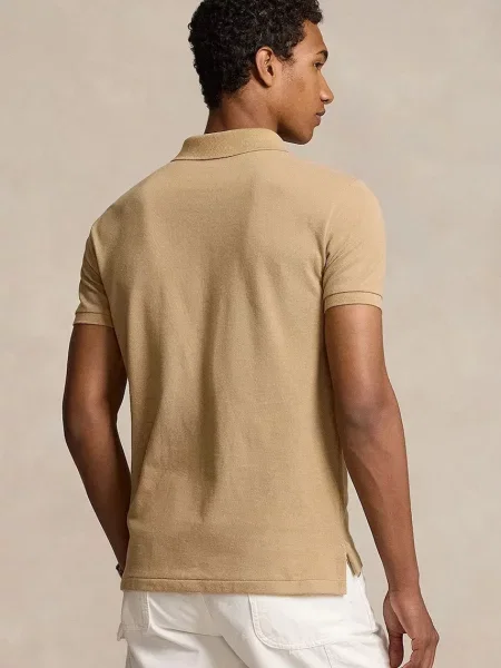 Tricou polo Polo Ralph Lauren bej