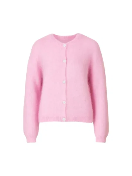 Moherowy kardigan Opal Studio różowy