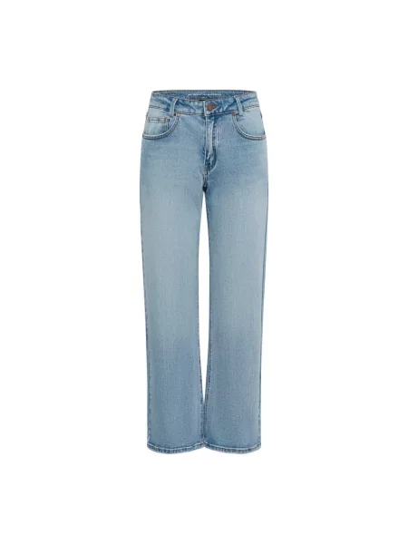 Jeansy straight leg My Essential Wardrobe niebieskie