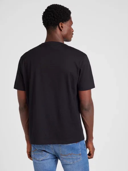 GUESS Tricou roșu alb negru