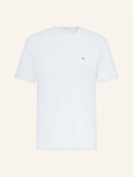 T-shirt Calvin Klein Jeans Ss Waffle Badge Crew Tee Blue L niebieska