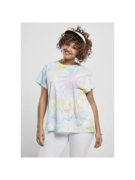 Tie dye koszulka Urban Classics wiązana biała