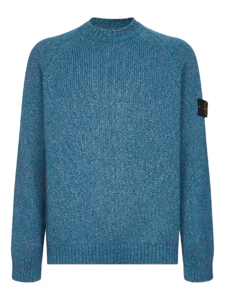 Pulover Stone Island cu strasuri albastru