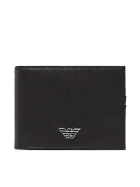 Emporio Armani De piele portofel negru