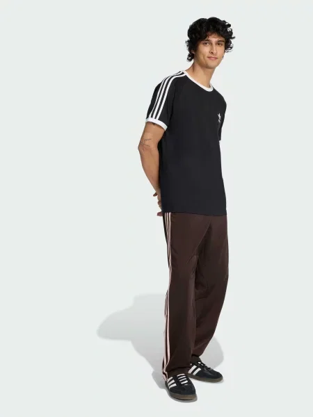 Повседневные переработанный брюки Adidas коричневые