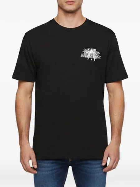 Tricou Amiri cu imagine negru