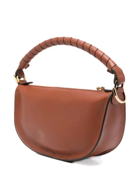 Geanta de piele Chloé Marcie din piele maro