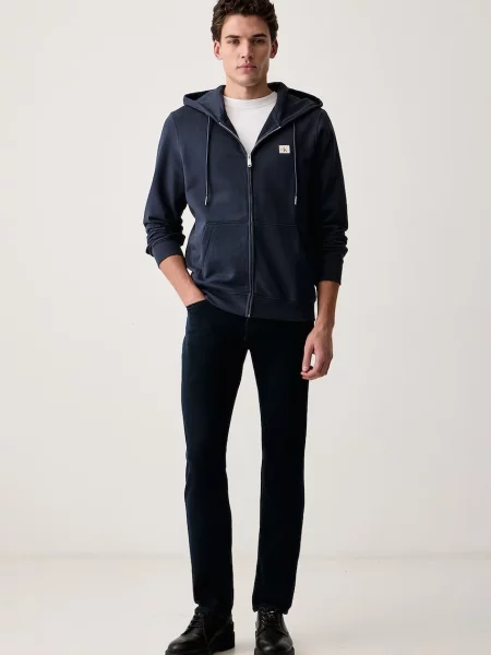 Calvin Klein Jeans jopica z bombažem modra