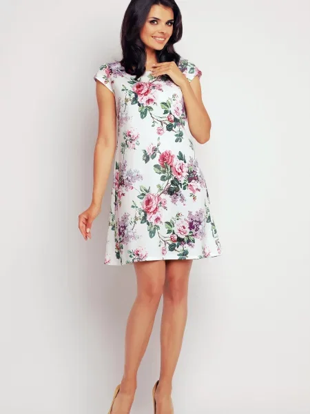 Rochie midi Awama alb